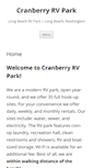 Mobile Screenshot of cranberryrvpark.com