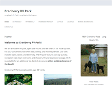 Tablet Screenshot of cranberryrvpark.com
